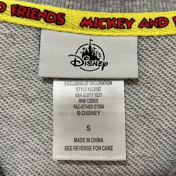 Disney Parks Mickey and Friends Sweatshirt Top - Picture 4 of 8